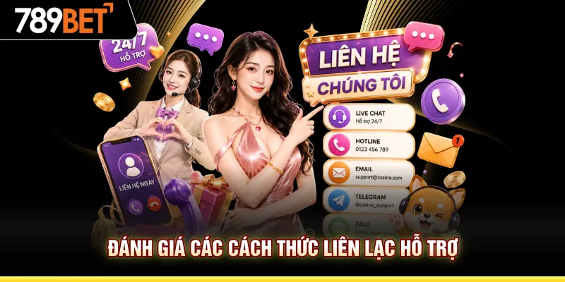 Đánh giá các cách thức liên lạc hỗ trợ